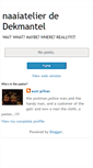Mobile Screenshot of naaiatelierdedekmantel.blogspot.com