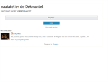 Tablet Screenshot of naaiatelierdedekmantel.blogspot.com