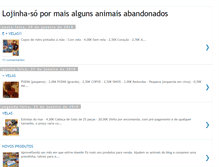 Tablet Screenshot of pormaisunsanimaisabandonados-lojinha.blogspot.com