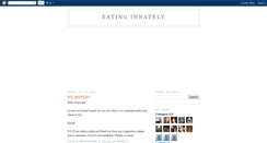 Desktop Screenshot of eatinginnately.blogspot.com