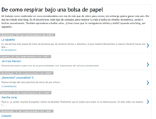 Tablet Screenshot of decomorespirarbajounabolsadepapel.blogspot.com