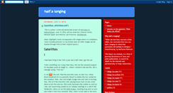 Desktop Screenshot of halfalonging.blogspot.com