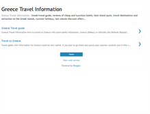 Tablet Screenshot of greecetravelinfomation.blogspot.com