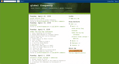 Desktop Screenshot of globalfreq.blogspot.com