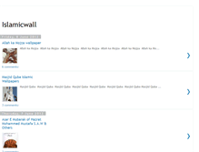 Tablet Screenshot of 3dislamicwallpaper.blogspot.com