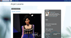 Desktop Screenshot of anjalilavania.blogspot.com