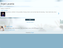 Tablet Screenshot of anjalilavania.blogspot.com