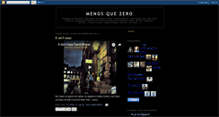 Desktop Screenshot of menosqzero.blogspot.com