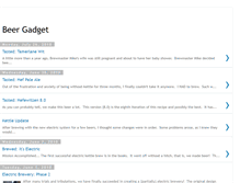 Tablet Screenshot of beergadget.blogspot.com