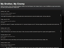 Tablet Screenshot of mybrothermyenemy.blogspot.com