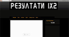 Desktop Screenshot of live-rezultati.blogspot.com