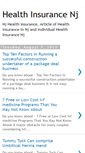 Mobile Screenshot of healthinsurancenj.blogspot.com