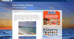 Desktop Screenshot of happysurfingokinawa.blogspot.com