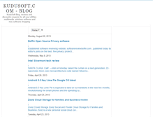 Tablet Screenshot of kudusoft.blogspot.com