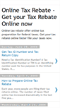 Mobile Screenshot of onlinetaxrebate.blogspot.com