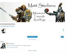 Tablet Screenshot of mattsterbenz.blogspot.com