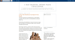 Desktop Screenshot of 7daymaxchallenge.blogspot.com