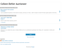 Tablet Screenshot of colleendehlerauctioneer.blogspot.com