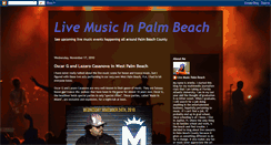 Desktop Screenshot of livemusicpalmbeach.blogspot.com