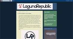 Desktop Screenshot of lagunarepublic.blogspot.com