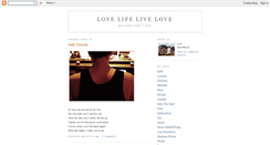 Desktop Screenshot of lovelifelivelove.blogspot.com