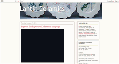 Desktop Screenshot of lantinceramics.blogspot.com