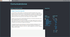 Desktop Screenshot of comunicandonos-upc.blogspot.com