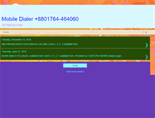 Tablet Screenshot of mobiledialersoft.blogspot.com