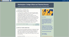 Desktop Screenshot of okehamptoncollegegandtparents.blogspot.com