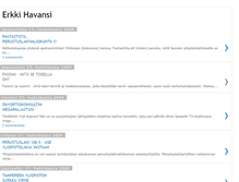 Tablet Screenshot of erkkihavansi.blogspot.com