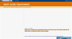 Desktop Screenshot of best-acne-treatment-therapy.blogspot.com