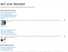 Tablet Screenshot of best-acne-treatment-therapy.blogspot.com