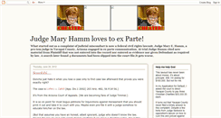 Desktop Screenshot of maryhammmaryhamm.blogspot.com