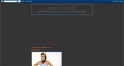 Desktop Screenshot of celinedion-fan.blogspot.com