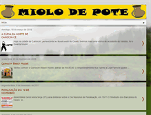 Tablet Screenshot of blogmiolodepote.blogspot.com