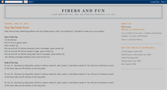 Desktop Screenshot of fibersandfun.blogspot.com