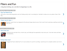 Tablet Screenshot of fibersandfun.blogspot.com