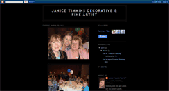 Desktop Screenshot of janicetimminsartist.blogspot.com