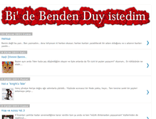 Tablet Screenshot of bidebendenduyistedim.blogspot.com