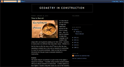 Desktop Screenshot of geometryinconstruction.blogspot.com