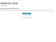 Tablet Screenshot of piedrasdeltunjo.blogspot.com