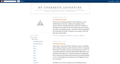 Desktop Screenshot of myunderbiteadventure.blogspot.com