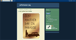 Desktop Screenshot of jeffstheater-jag.blogspot.com