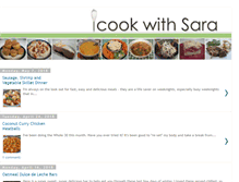 Tablet Screenshot of cookwithsara.blogspot.com