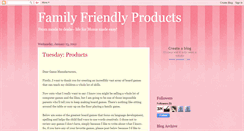 Desktop Screenshot of familyfriendlyproducts.blogspot.com