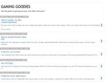 Tablet Screenshot of gaminggoodies.blogspot.com