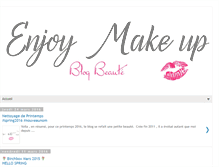 Tablet Screenshot of enjoy-makeup.blogspot.com