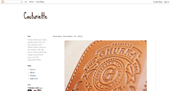 Desktop Screenshot of couturiette.blogspot.com