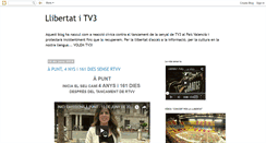 Desktop Screenshot of llibertat-i-tv3.blogspot.com