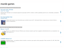 Tablet Screenshot of mundogamesconsole.blogspot.com